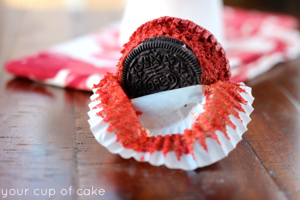 Oreo Red Velvet Cupcake