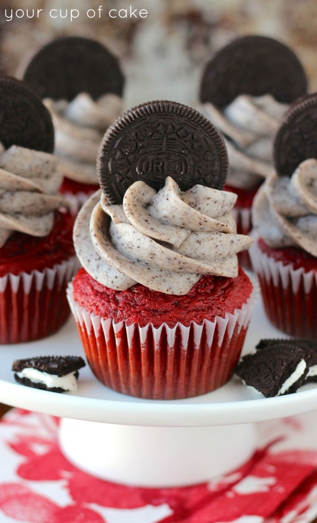 Oreo Red Velvet Cupcakes