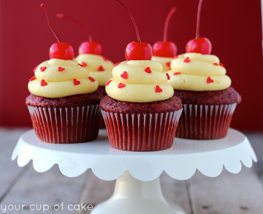 Red Velvet Cake Batter Cupcake