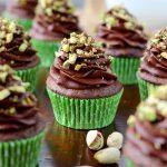 Chocolate Pistachio Cupcakes