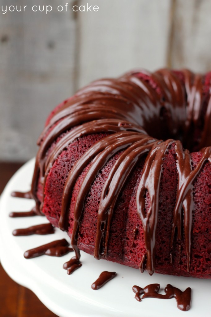 Chocolate Red Velvet Bundt Cake