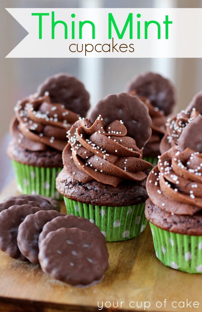 Thin Mint Cupcake