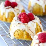 Almond Lemon Poppy Seed Bundt Cakes