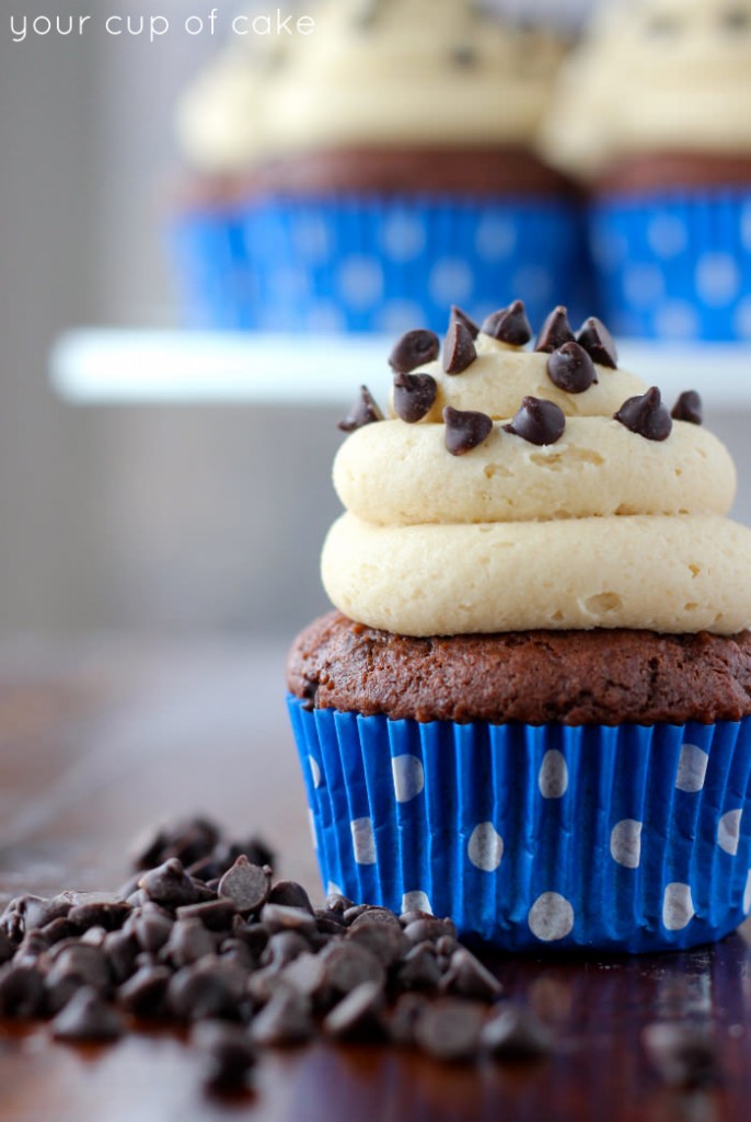 Chocolate Cookie Dough Cupcake Recipe