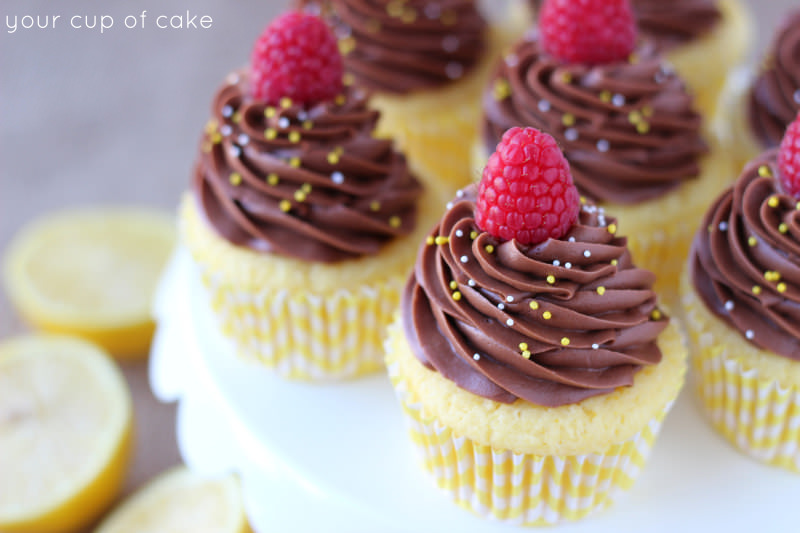Chocolate Lemon Cupcakes