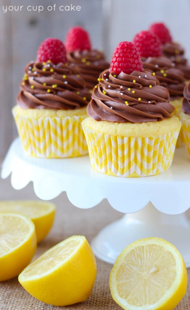 Lemon Chocolate Cupcakes