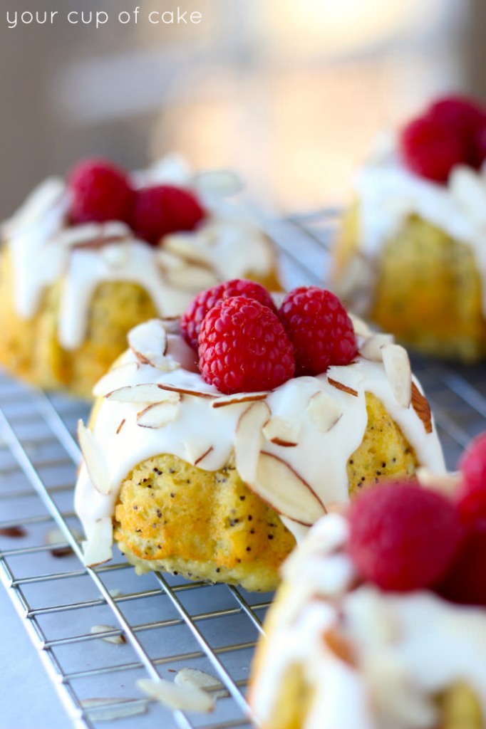 Lemon Poppy Seed Bundt with Almond Glaze