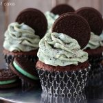 Mint Oreo Cupcakes