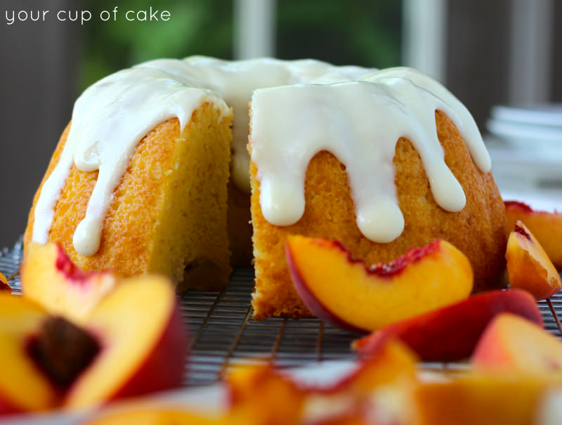 Peach Bundt Cake - A Paige of Positivity