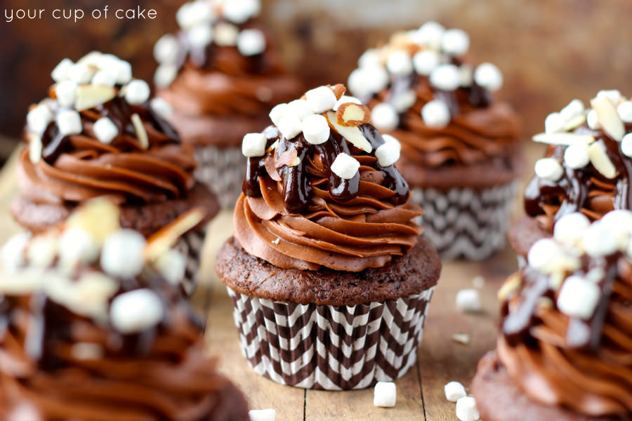 Rocky Road Cupcakes