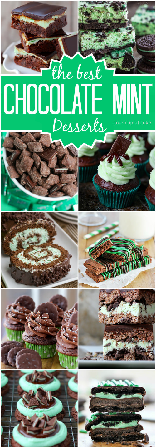 The Best Chocolate Mint Desserts