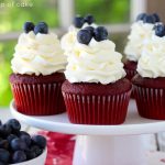 Red Velvet 4th of July Cupcakes