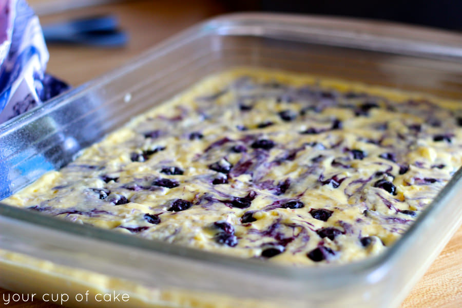 Blueberry Pineapple Cake Mix Cake
