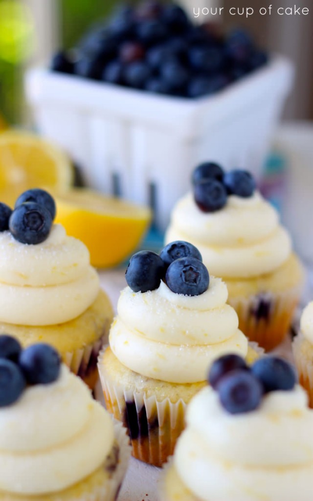 Easy Blueberry Lemon Cupcakes