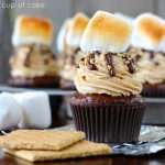 Peanut Butter S’mores Cupcakes