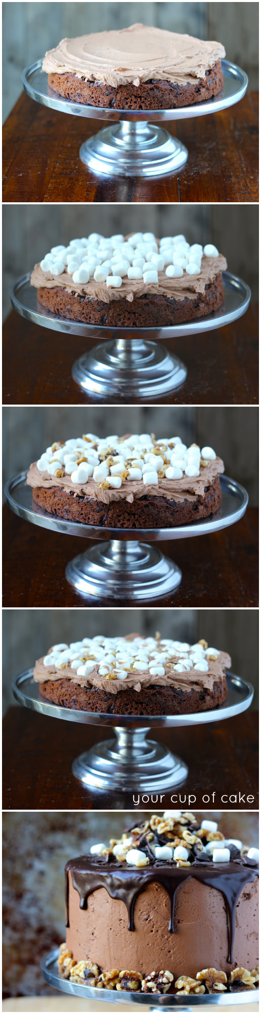 How to make a Rocky Road Cake