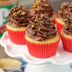 Banana Chocolate Peanut Butter Cupcakes