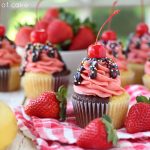 Banana Split Cupcakes