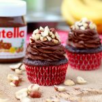 Chocolate Banana Nutella Cupcakes