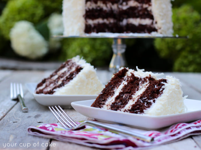 Chocolate Coconut Cake - Your Cup of Cake