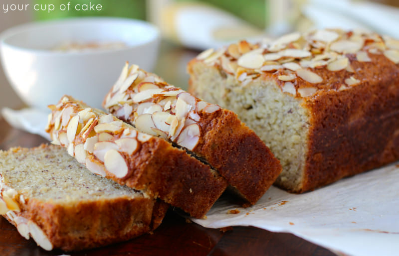 The Best Almond Banana Bread Ever