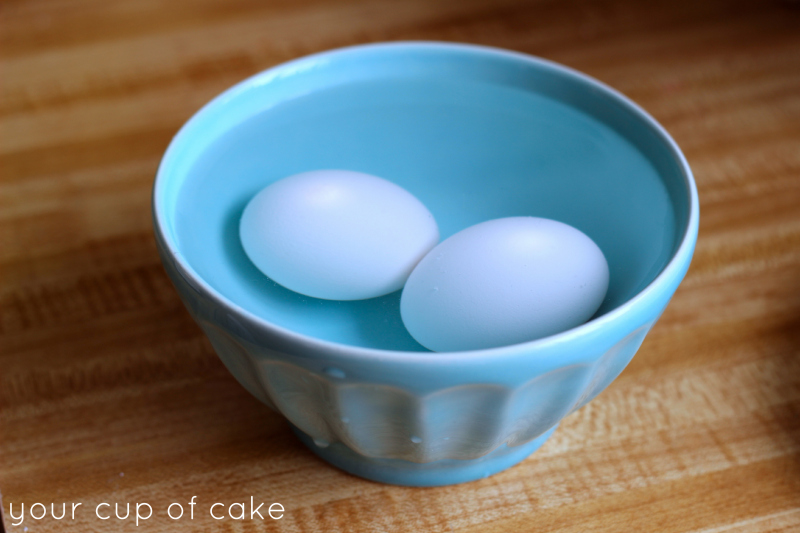 how to get room temperature eggs fast