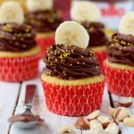 Banana Nutella Cupcakes