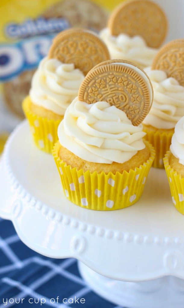 Golden Oreo Cupcake