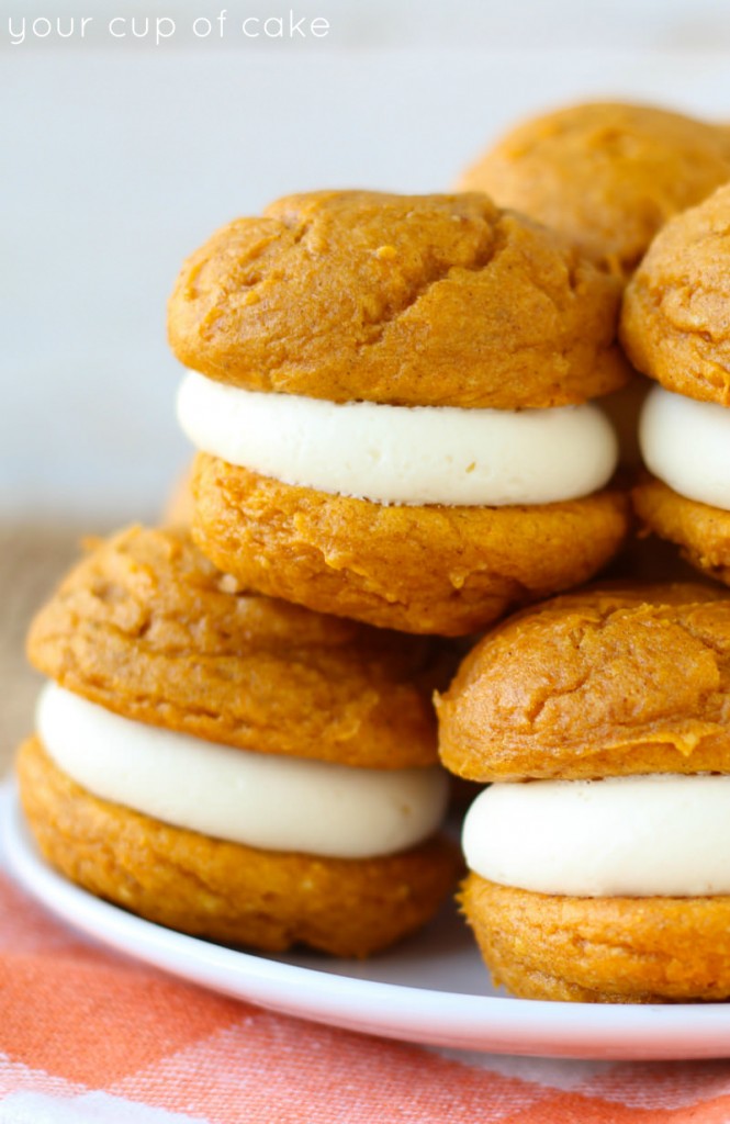 Pumpkin Cheesecake Whoopie Pies