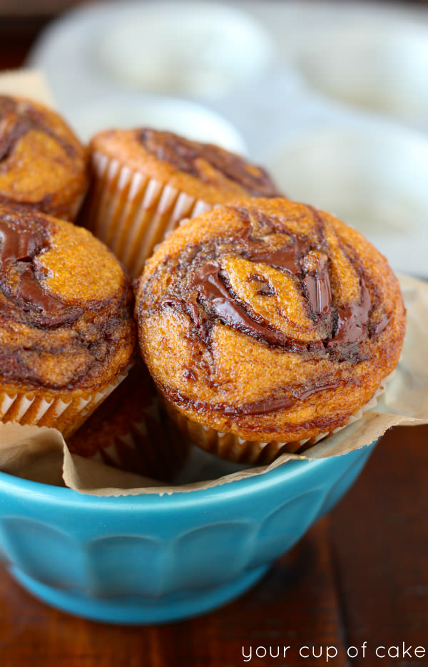 Pumpkin Nutella Muffin Recipe