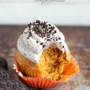 Pumpkin Oreo Cupcakes - Your Cup of Cake