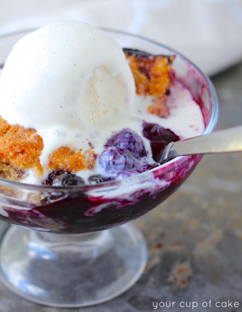 The Best Blueberry Cobbler