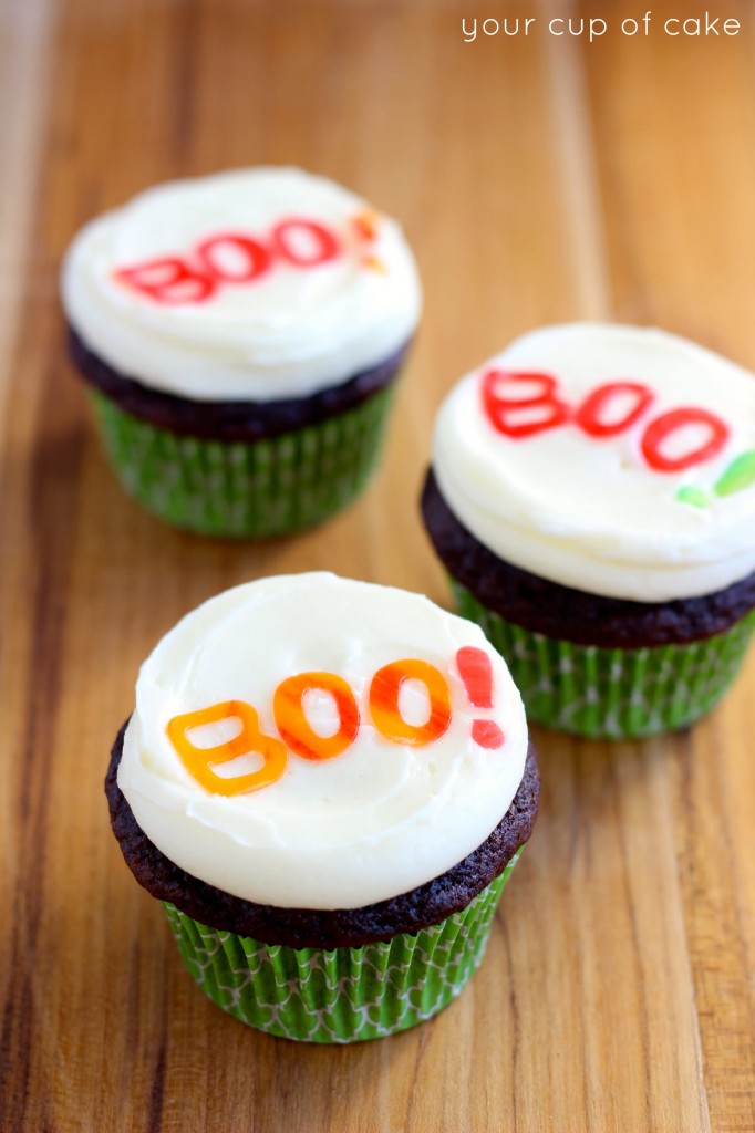 Boo Cupcakes