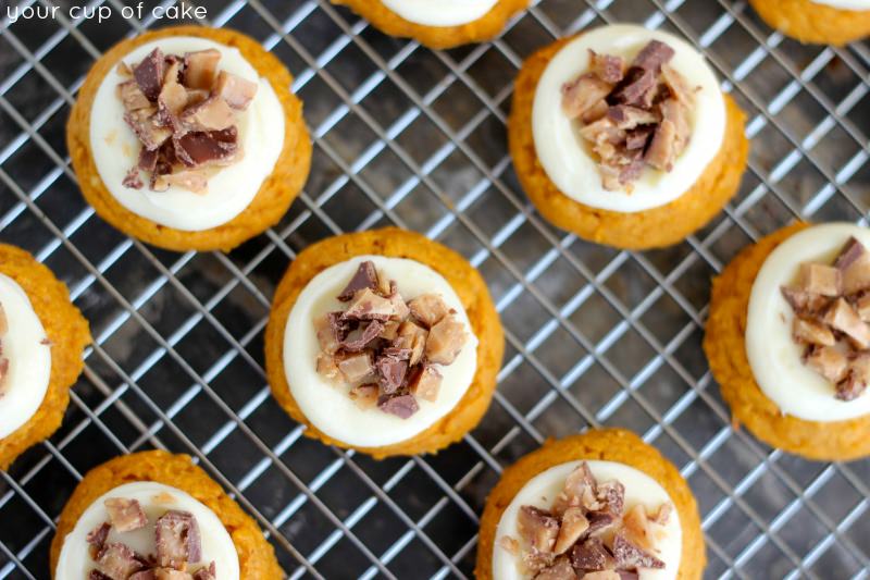 Pumpkin Heath Bar Cookie Recipe