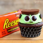 Reese’s Frankenstein Cupcakes