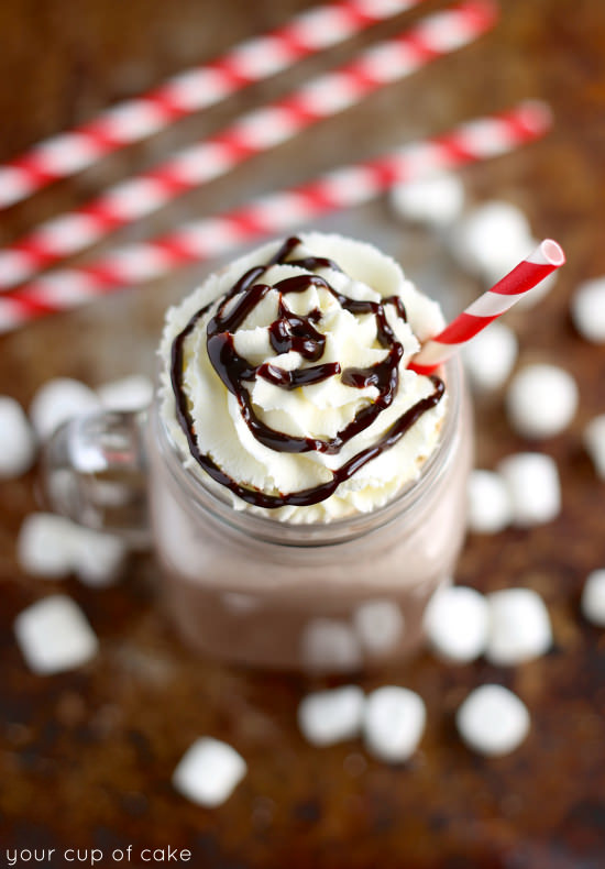 BlendTec Frozen Hot Chocolate