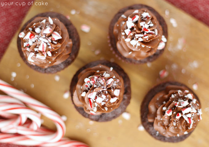 Chocolate Candy Cane Cupcake Recipe