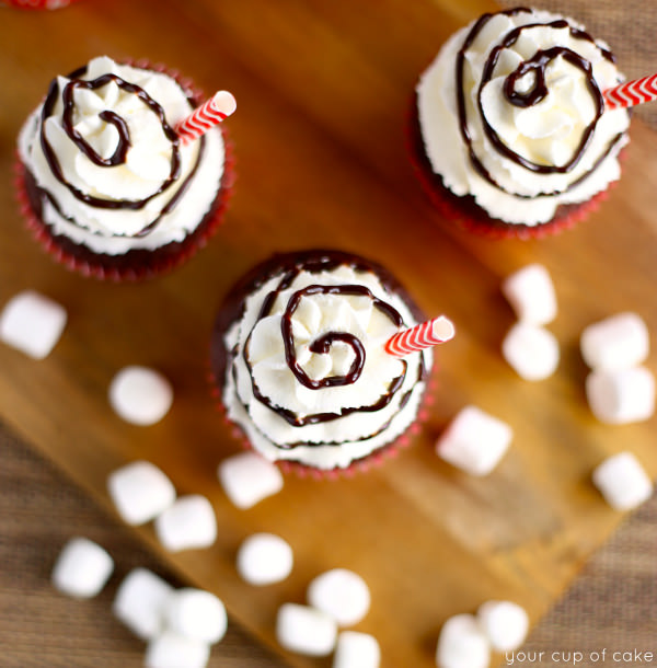 Hot Chocolate Cupcake