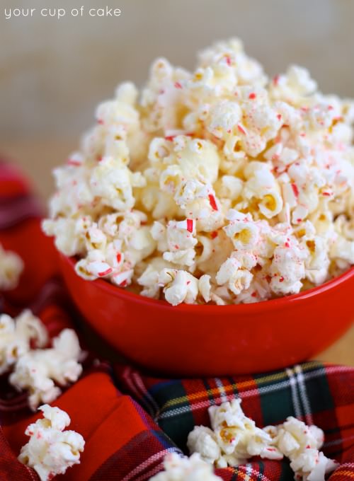 Peppermint Bark Popcorn Recpe