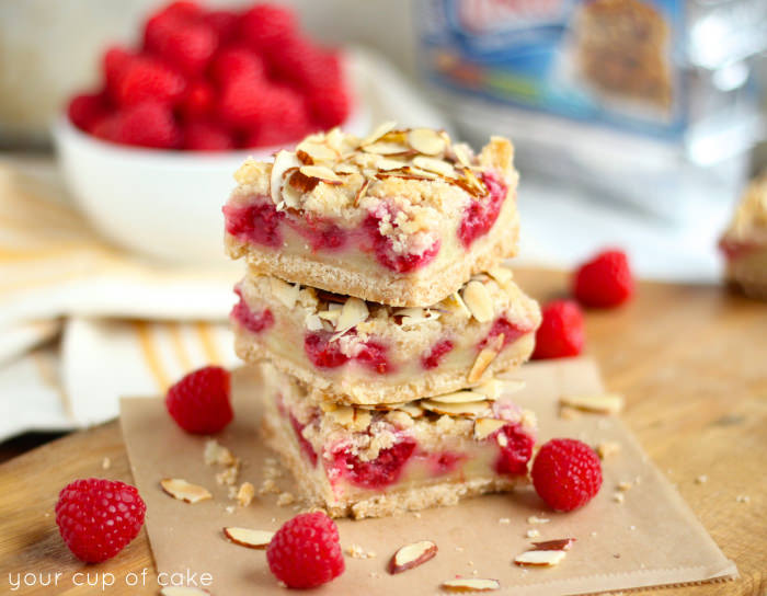 Raspberry Almond Pie Bars