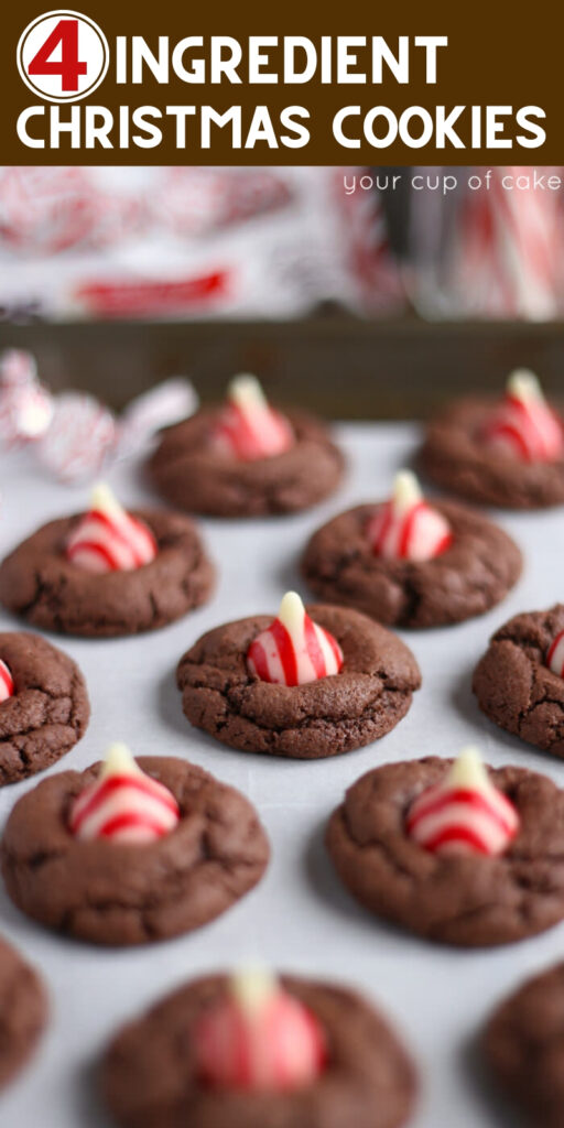 4 Ingredient Christmas Cookies - Your Cup of Cake