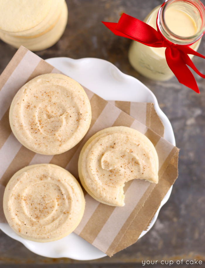 Eggnog Sugar Cookie