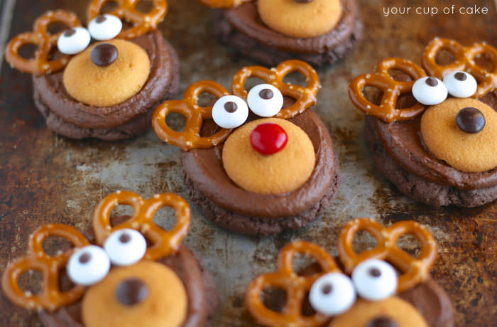 Rudolph Cookies | Christmas Cookie Recipes For A Sweeter Holiday | Homemade Recipes