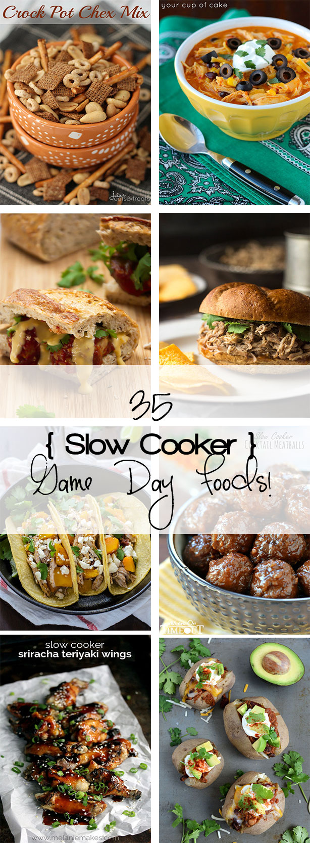 35 recipes to help you curb your cravings for favorite game day foods! And slow cooker versions to make it even better!