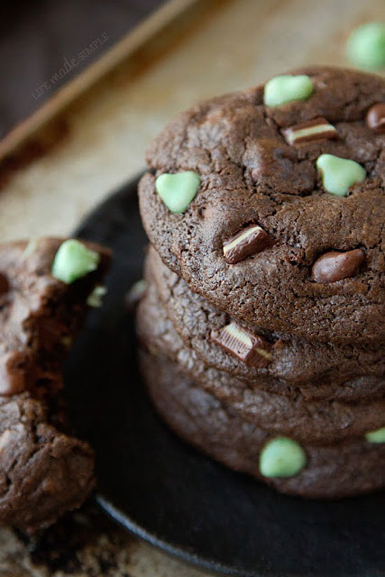 Death by Mint Chocolate Cookies | Life Made Simple