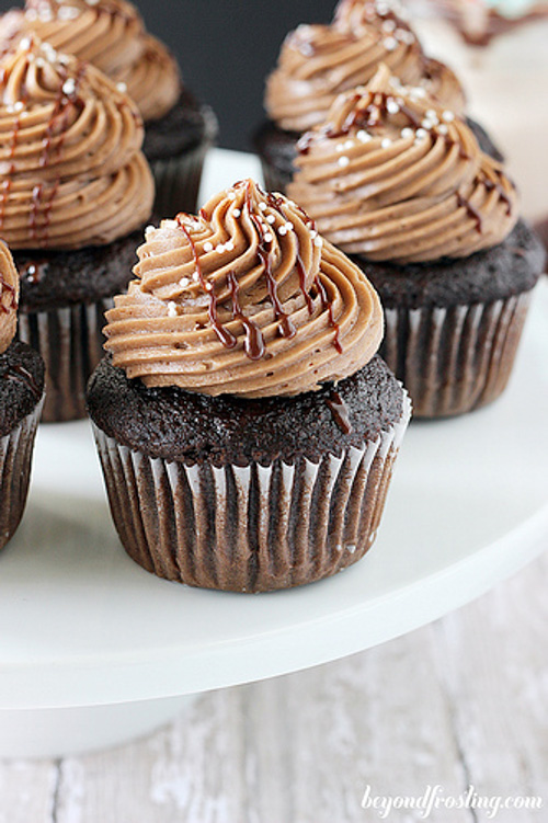 Chocolate Banana Nutella Cupcakes | Your Cup of Cake