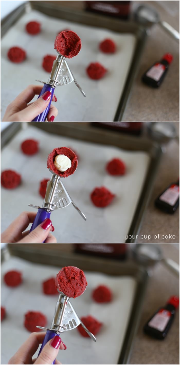 How to fill cookies with cream cheese