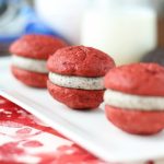 Oreo Red Velvet Cookie Sandwiches