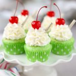 Shamrock Shake Cupcakes