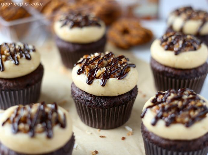 Samoa Cupcakes